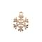 John Bead Sweet & Petite Snowflake Holiday Charms, 8ct.